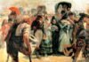 ¡A LAS CORTES, A LAS CORTES!, lienzo de Federico Godoy expuesto en el Museo de las Cortes de Cádiz.