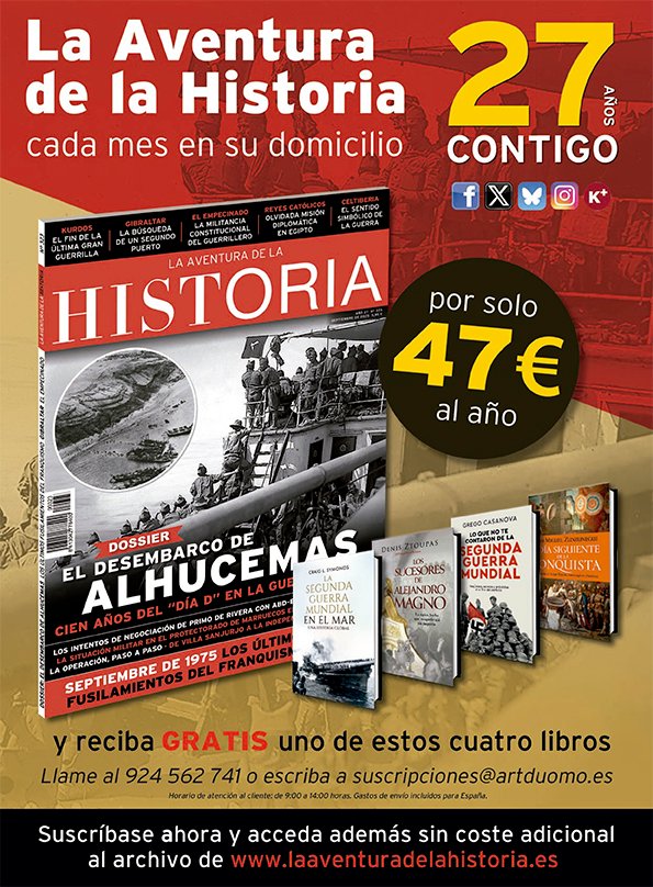 Suscríbete mes de septiembre a la revista «La Aventura de la Historia» y recibe de regalo uno de estos cuatro libros.