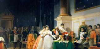 Tras su divorcio de la emperatriz Josefina Beauharnais, Napoleón Bonaparte contrajo nuevas nupcias con la jovencísima María Luisa de Austria.
