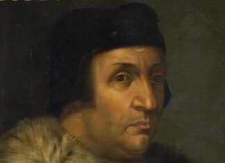 Francesco Guicciardini, en un retrato de Cristofano dell’Altissimo (1530–1605).