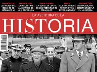 La Aventura de la Historia – Número 325 (Noviembre 2025) Portada del número 325, con la dictadura de Franco como protagonista