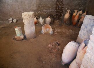 Un destello de Egipto emerge en una cocina popular de Pompeya Parque Arqueológico de Pompeya.