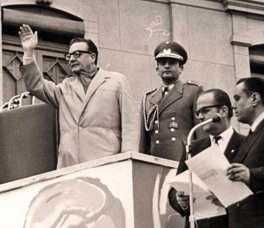 Discurso de Salvador Allende por la nacionalización del cobre en la plaza de Los Héroes de Rancagua, el 11 de julio de 1971.