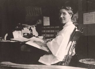 Charlotte Perkins-Gilman, autora de "El papel amarillo de la pared".