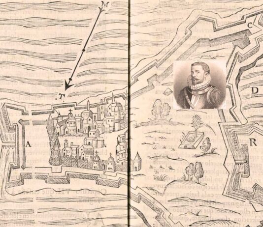Montaje fortificaciones de Cristóbal de Rojas