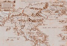 Mapa italiano de 1566, mostrando las inscripciones terra incognita y mare incognitum.