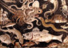 Muestrario de los peces preferidos por la gastronomía romana, entre ellos, las morenas (mosaico de Pompeya, Nápoles, Museo Arqueológico).