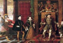 Felipe II, María Tudor y Enrique VIII
