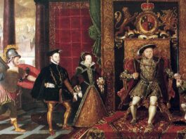 Felipe II, María Tudor y Enrique VIII
