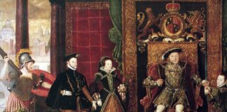Felipe II, María Tudor y Enrique VIII