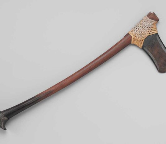 Una de las hachas empleadas en la batalla de Baki, Nuevo Reino, h. 1504–1447 a. C. (MET).