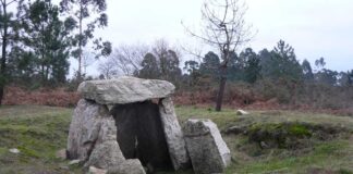 Los dólmenes del Monte Areo en Asturias Uno de los dólmenes del monte Areo, en Asturias.