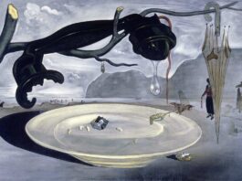 "El enigma de Hitler". Este óleo pintado hacia 1939 es uno de los dos en que Dalí aludió al líder nazi (Madrid, MNCARS).