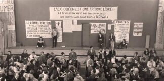 Testigo directo de las protestas de mayo de 1968 en París El Teatro Odeón de París, ocupado por estudiantes el 28 de mayo de 1968.