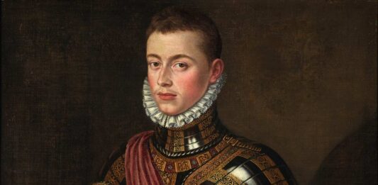 Don Juan de Austria Retrato de Juan de Austria, hijo ilegítimo del emperador Carlos I de España y de la noble alemana Bárbara Blomberg, así como hermanastro del rey Felipe II de España.