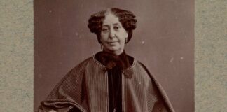 George Sand, fotografiada por Nadar en la década de 1860.