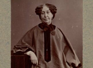 George Sand, fotografiada por Nadar en la década de 1860.