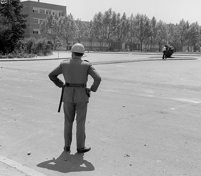 Manifestación de estudiantes en Madrid, en enero de 1969. Manifestación de estudiantes en Madrid, en enero de 1969.