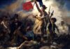 Una gramática histórica del acontecimiento La libertad guiando al pueblo, cuadro que muestra un acontecimiento histórico clave
