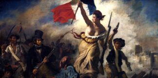 La libertad guiando al pueblo, cuadro que muestra un acontecimiento histórico clave