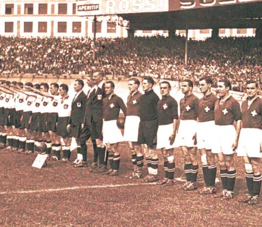 Suiza ganó por 4-2 a la Alemania nazi en el Mundial de 1938 celebrado en Francia.