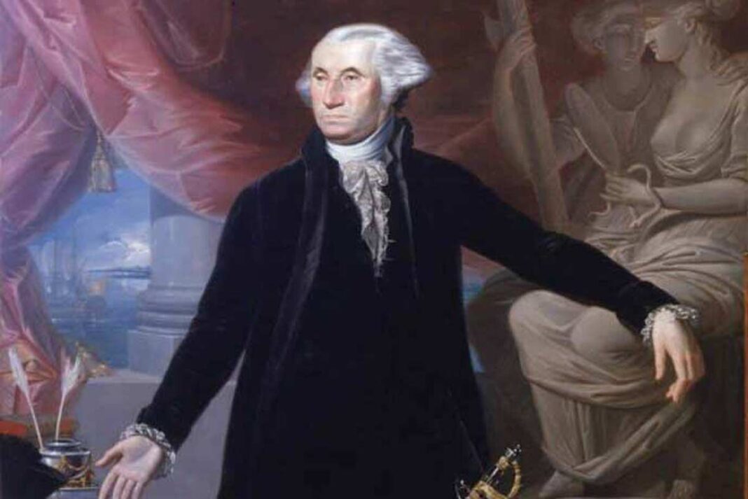 george-washington-aper Retrato George Washington