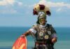 Las insignias del valor en Roma Recreación de un CENTURIÓN luciendo insignias, faleras de plata y torques.