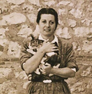 Retrato de Juana Doña en la prisión central de Segovia. Finales de los años cuarenta. Archivo personal de Alexis Mesón Doña.